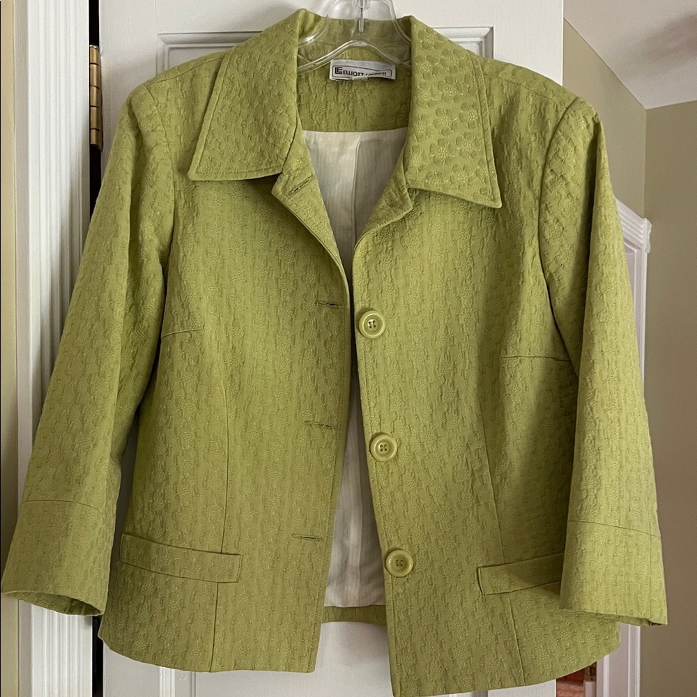 Elliott Lauren  Women's lime green Blazer